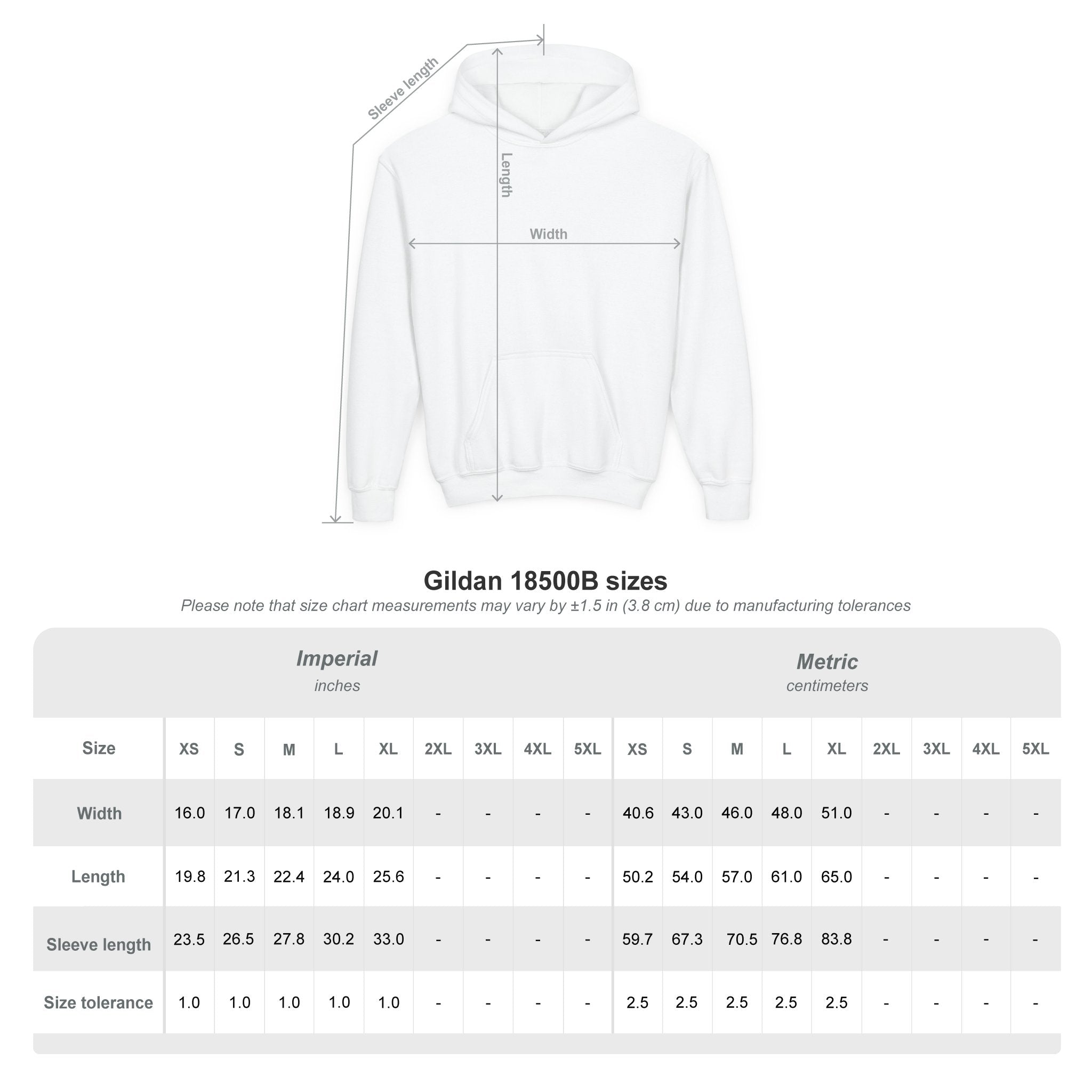 Youth Heavy Blend Hooded Sweatshirt