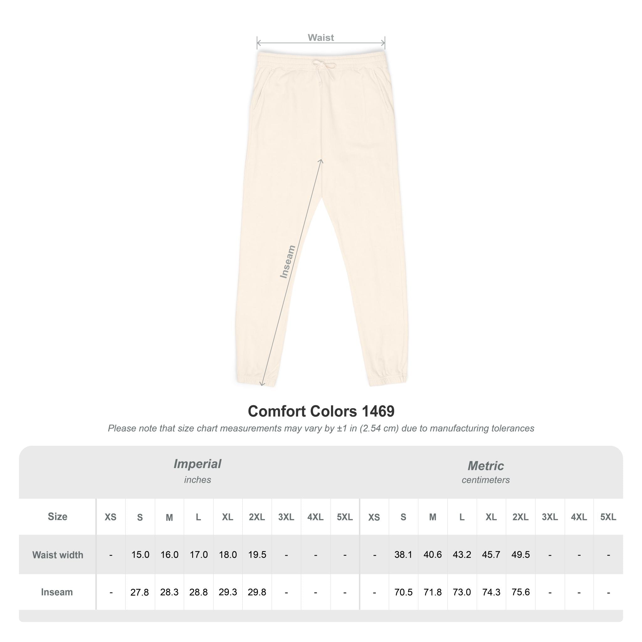 Fleece Sweatpants — Minimal Embroidered Pocket Joggers 100% COTTON