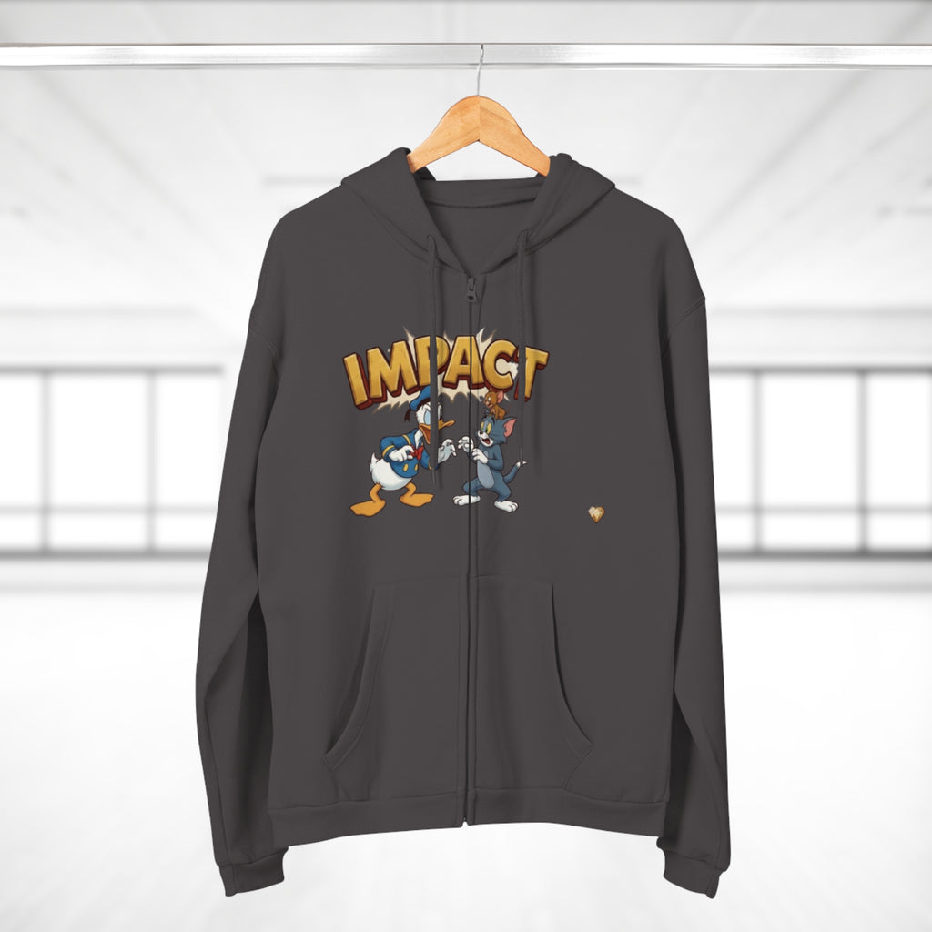 Unisex Hooded Zip Sweatshirt