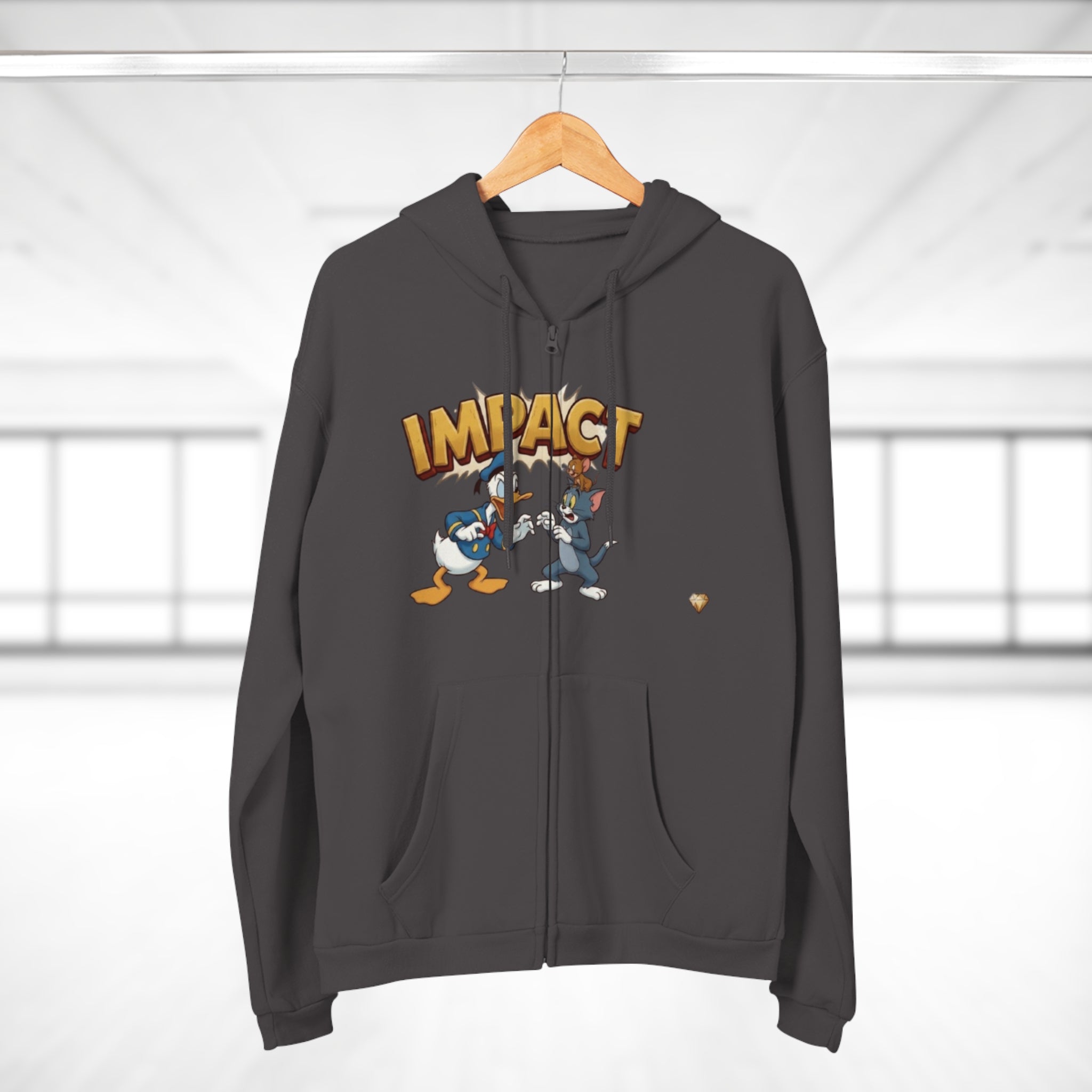 Unisex Hooded Zip Sweatshirt
