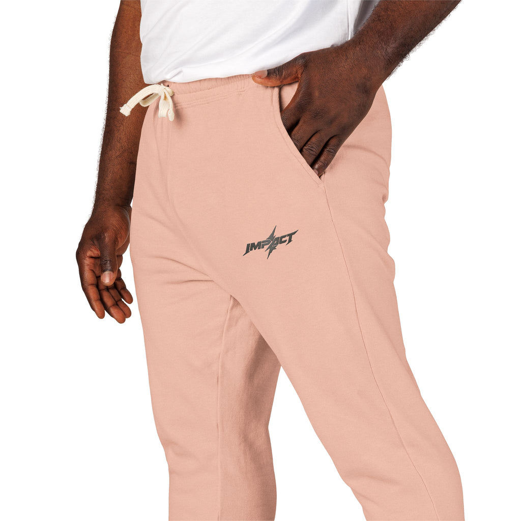 Fleece Sweatpants — Minimal Embroidered Pocket Joggers 100% COTTON