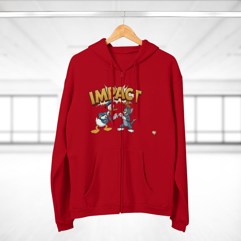 Unisex Hooded Zip Sweatshirt