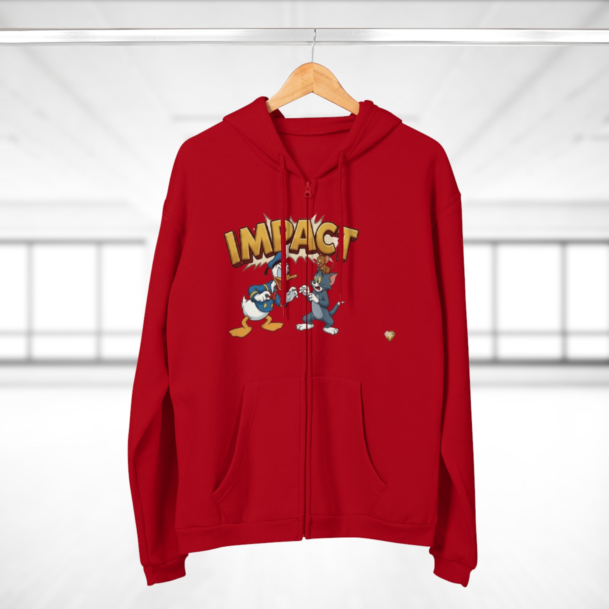 Unisex Hooded Zip Sweatshirt
