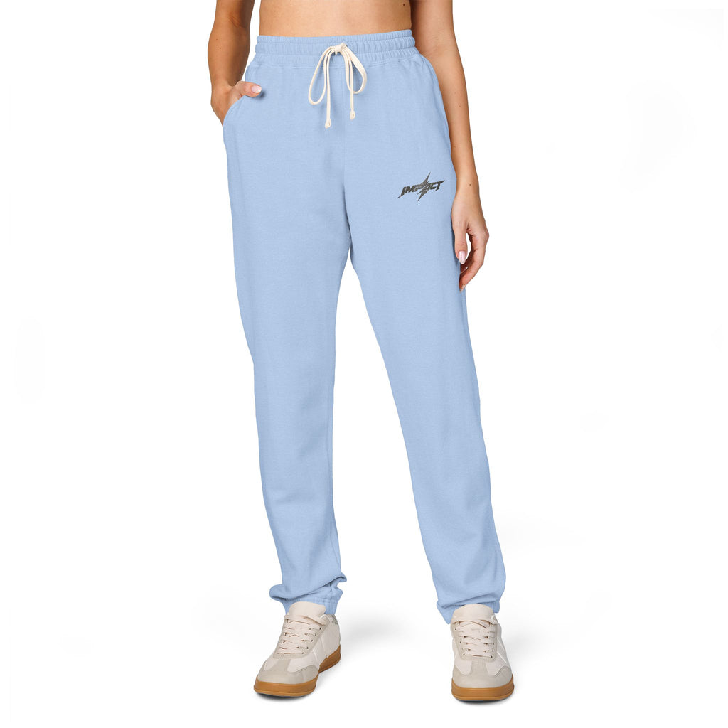 Fleece Sweatpants — Minimal Embroidered Pocket Joggers 100% COTTON