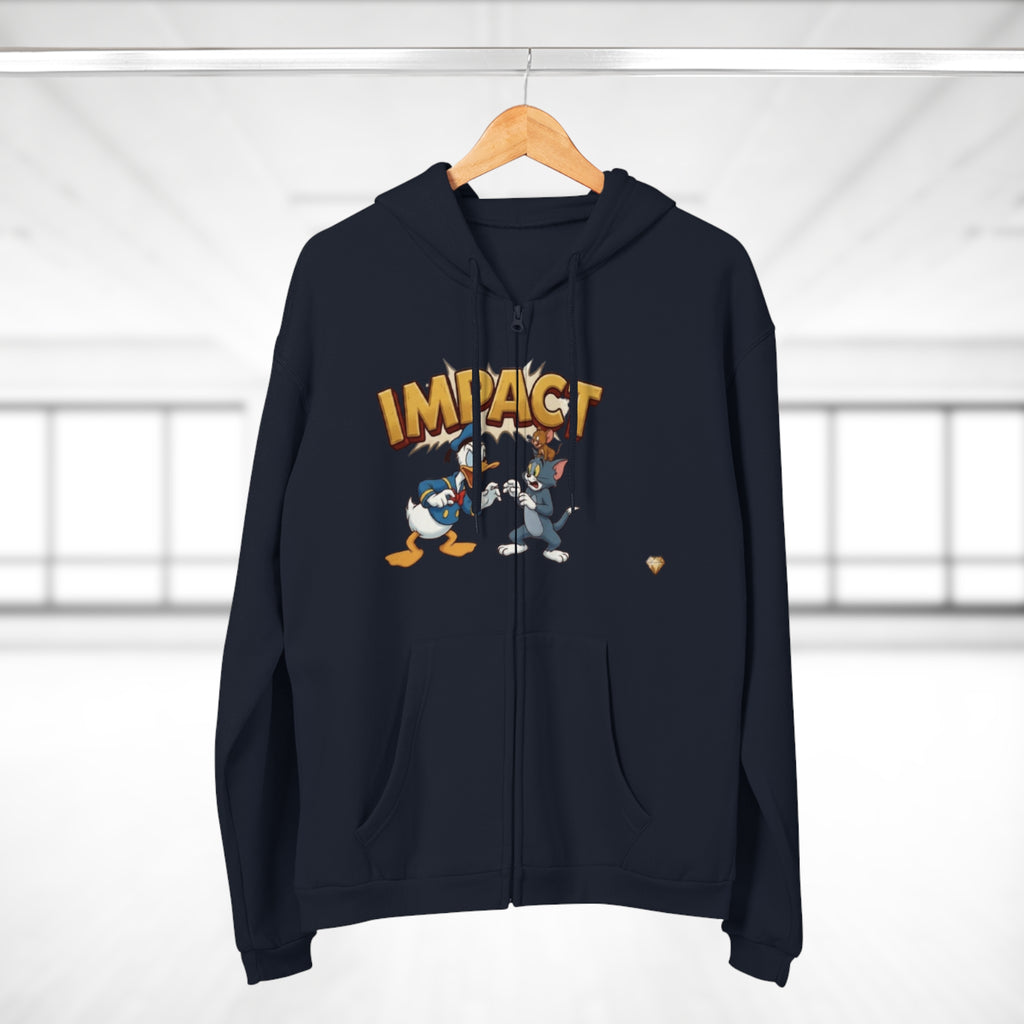 Unisex Hooded Zip Sweatshirt