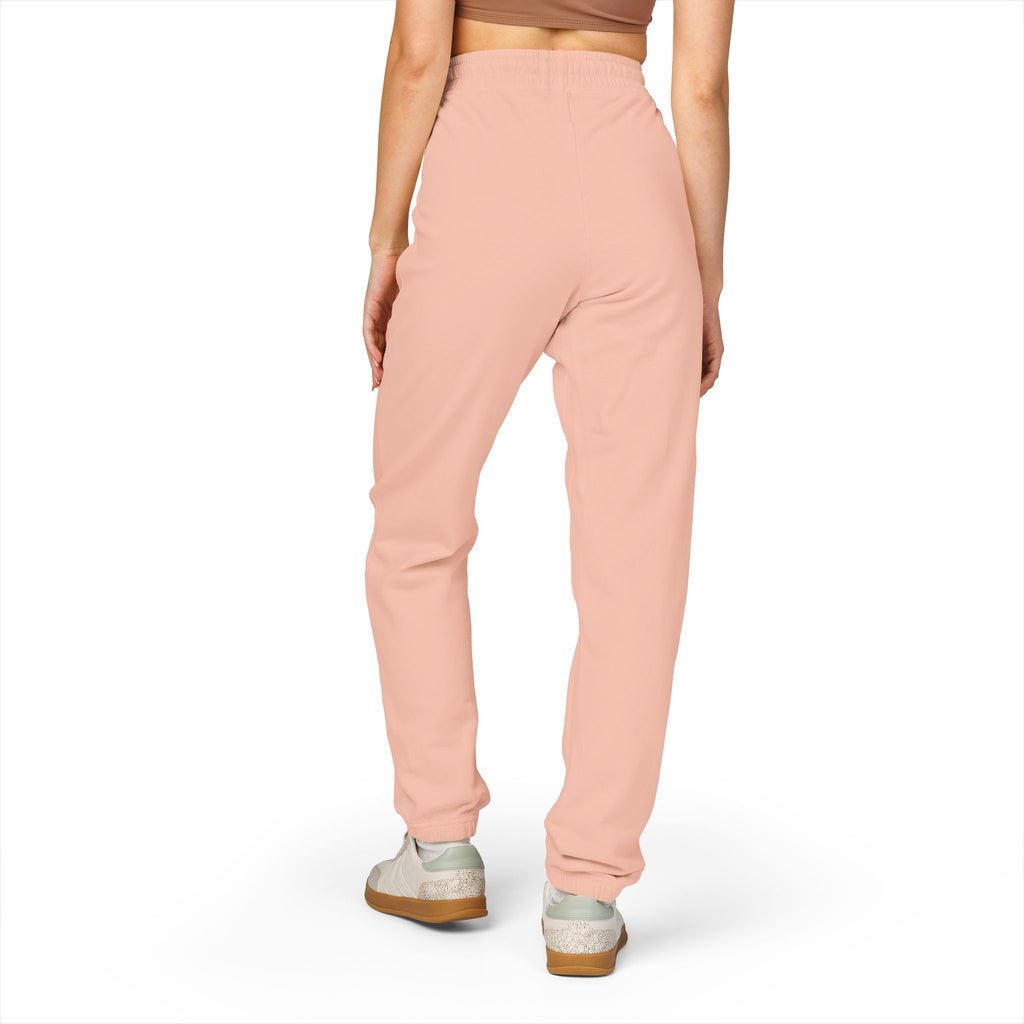 Fleece Sweatpants — Minimal Embroidered Pocket Joggers 100% COTTON