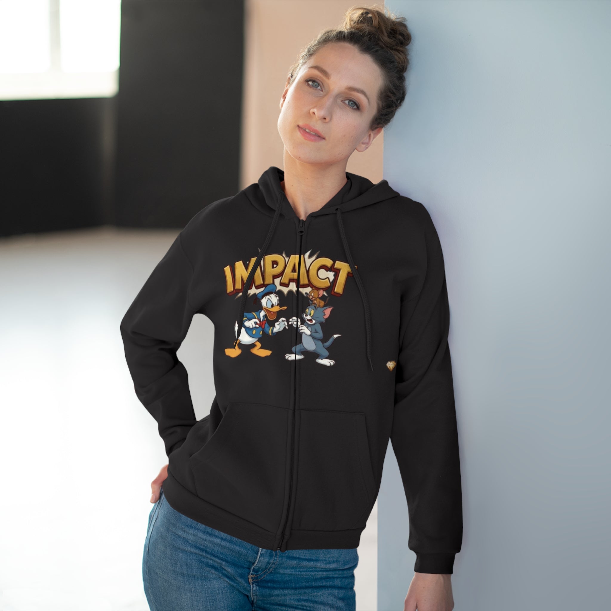 Unisex Hooded Zip Sweatshirt