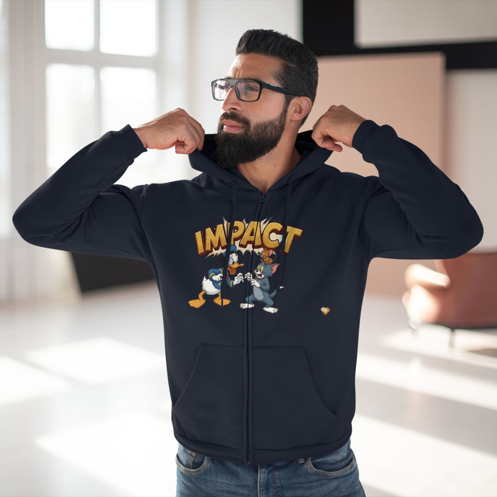 Unisex Hooded Zip Sweatshirt