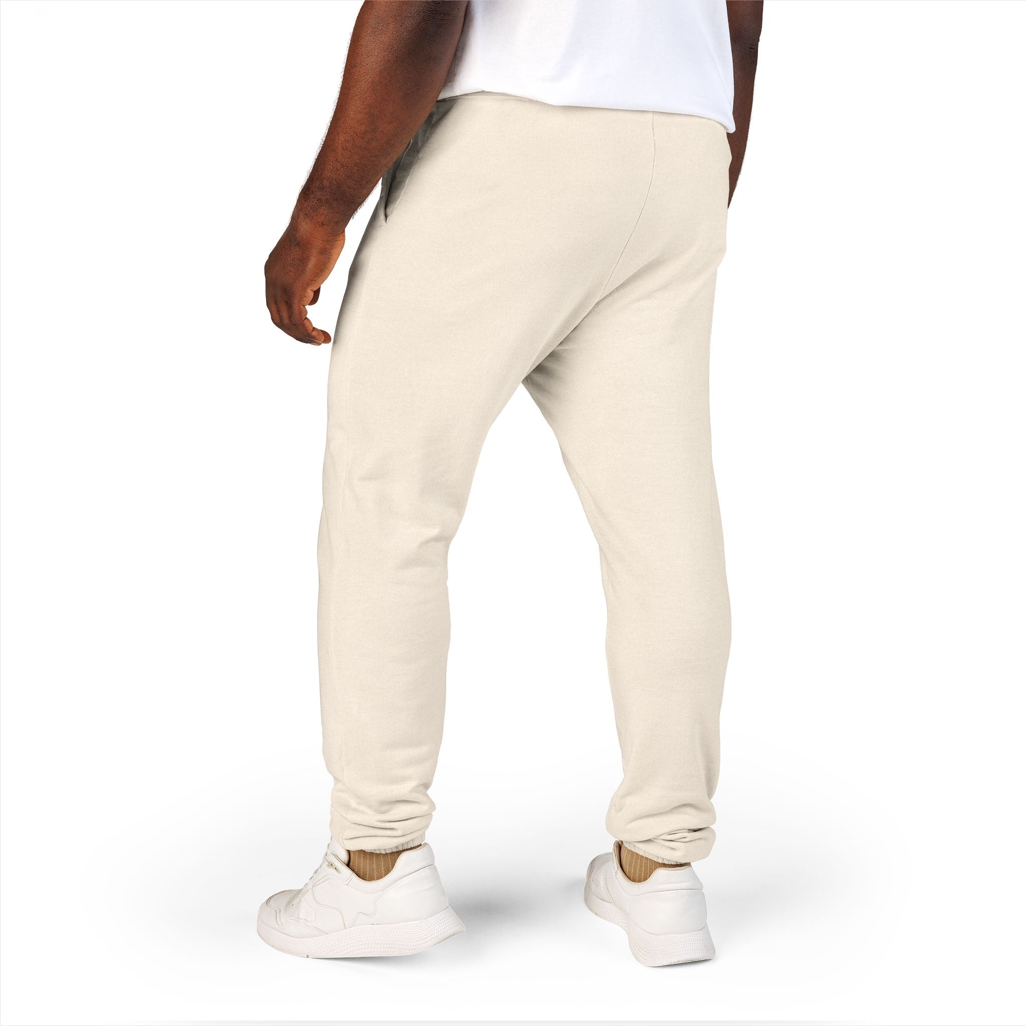 Fleece Sweatpants — Minimal Embroidered Pocket Joggers 100% COTTON