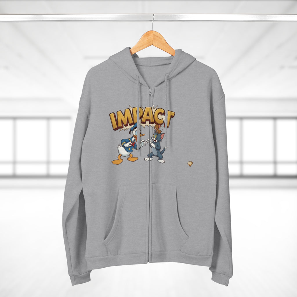 Unisex Hooded Zip Sweatshirt
