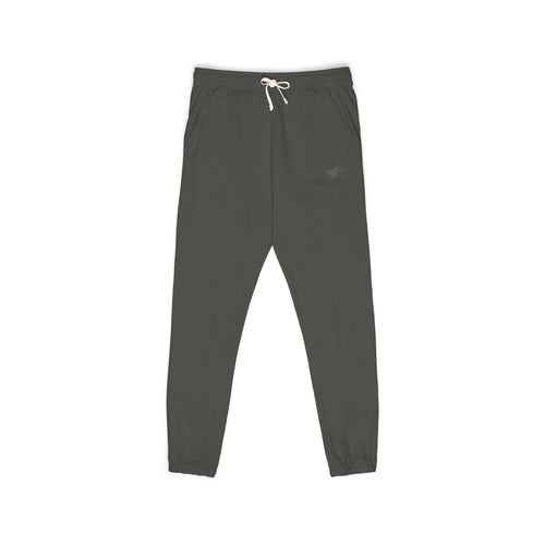 Fleece Sweatpants — Minimal Embroidered Pocket Joggers 100% COTTON
