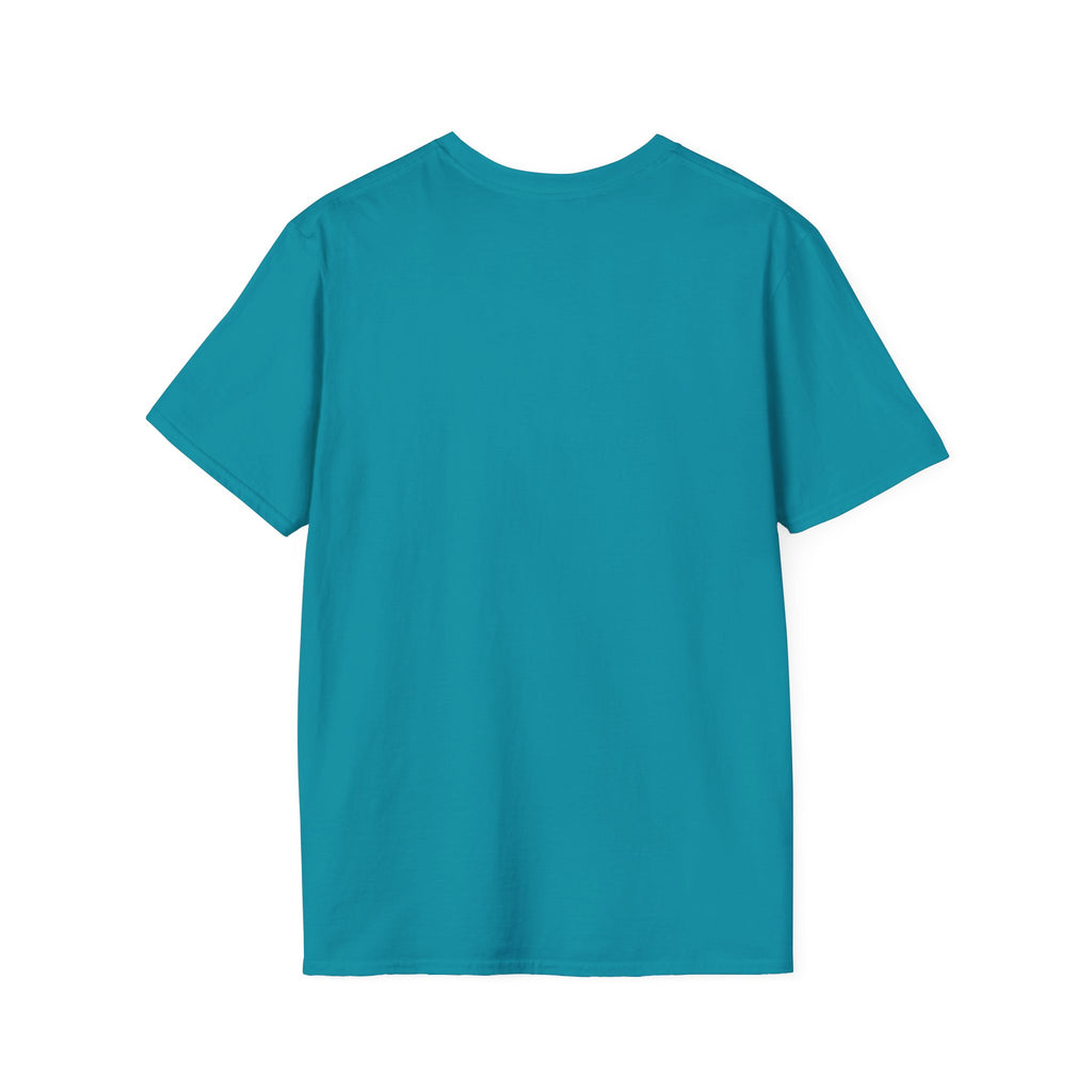 Adventure Mountain T-Shirt — Hiker & Dog Line Art