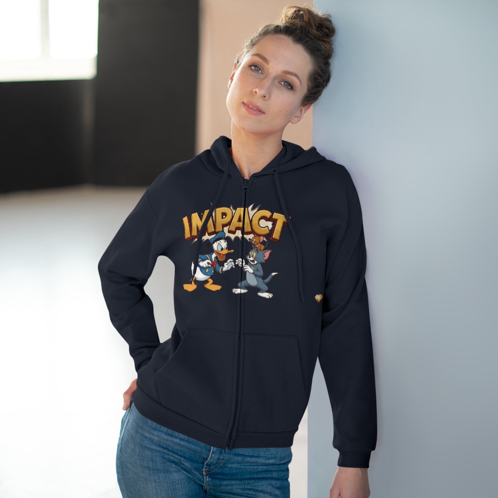 Unisex Hooded Zip Sweatshirt