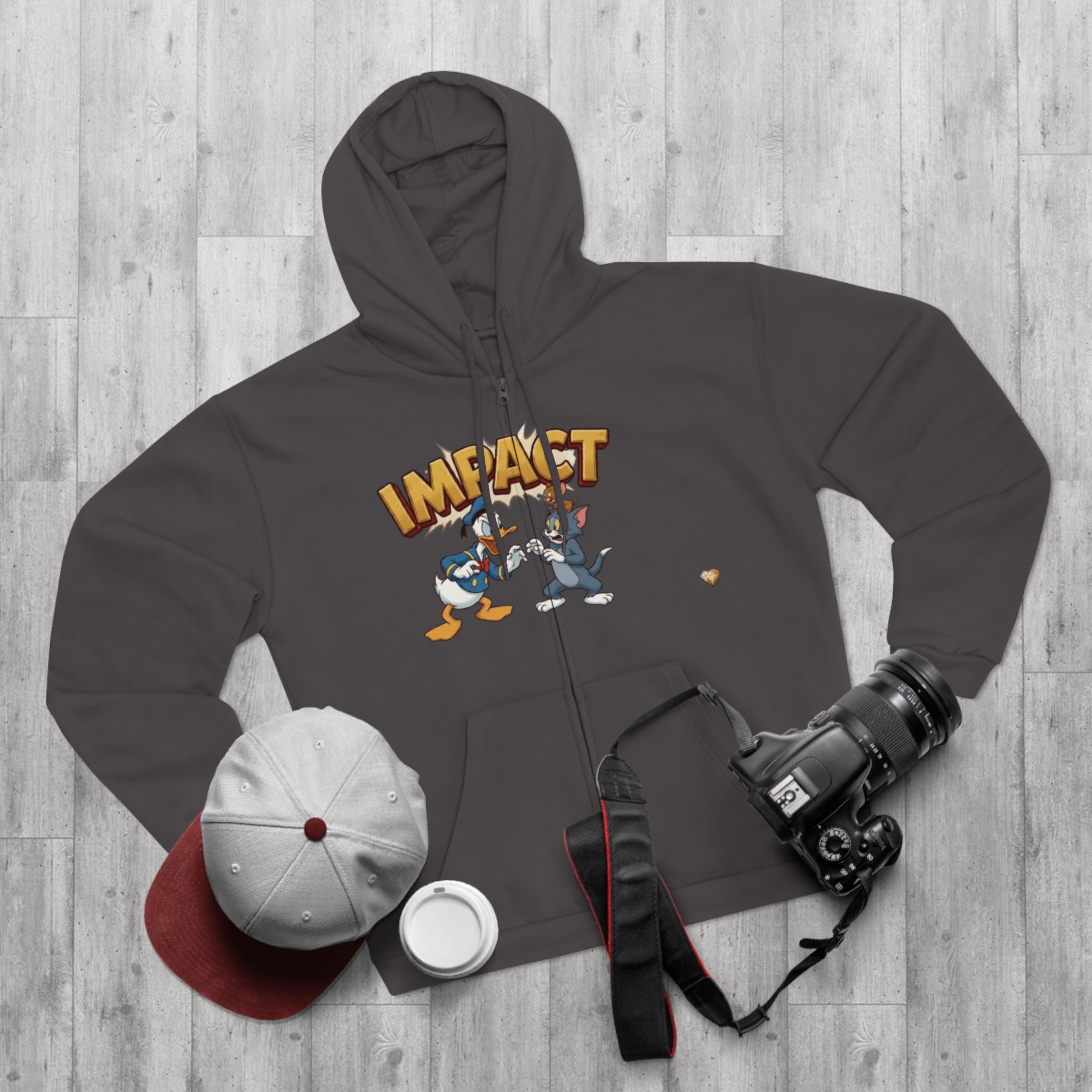 Unisex Hooded Zip Sweatshirt