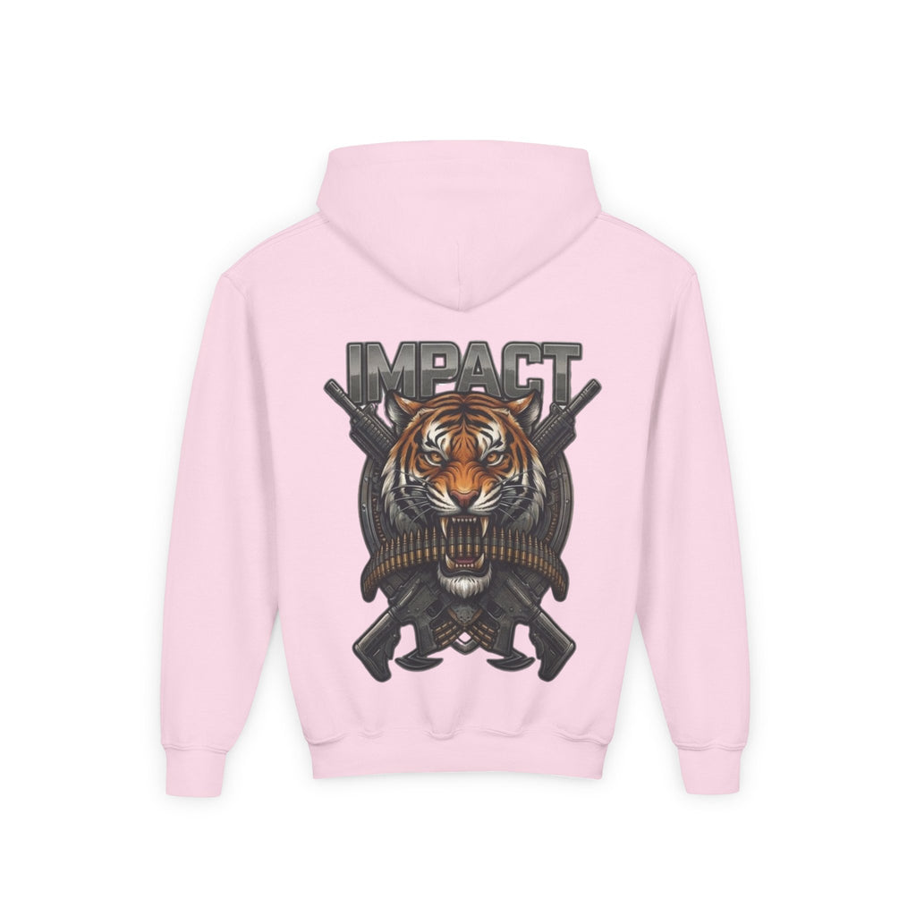 Impact Tiger Hoodie — Youth Graphic Hooded Sweatshirt