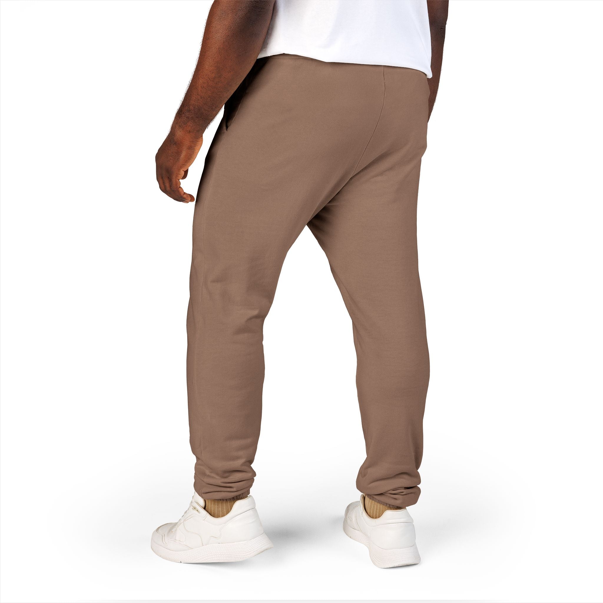 Fleece Sweatpants — Minimal Embroidered Pocket Joggers 100% COTTON