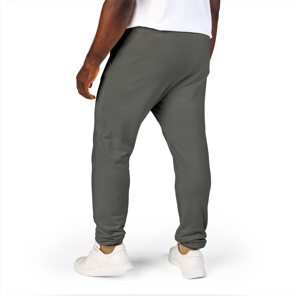Fleece Sweatpants — Minimal Embroidered Pocket Joggers 100% COTTON