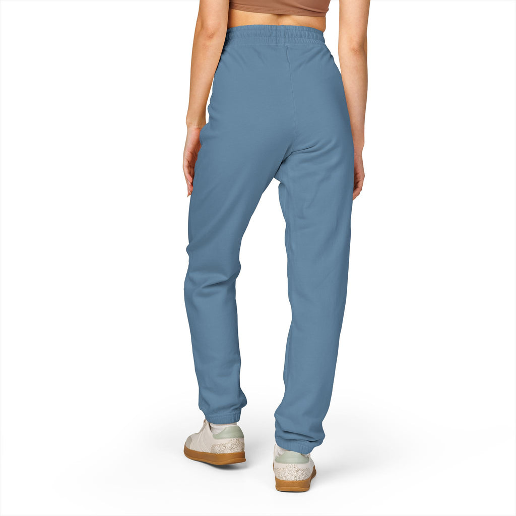 Fleece Sweatpants — Minimal Embroidered Pocket Joggers 100% COTTON