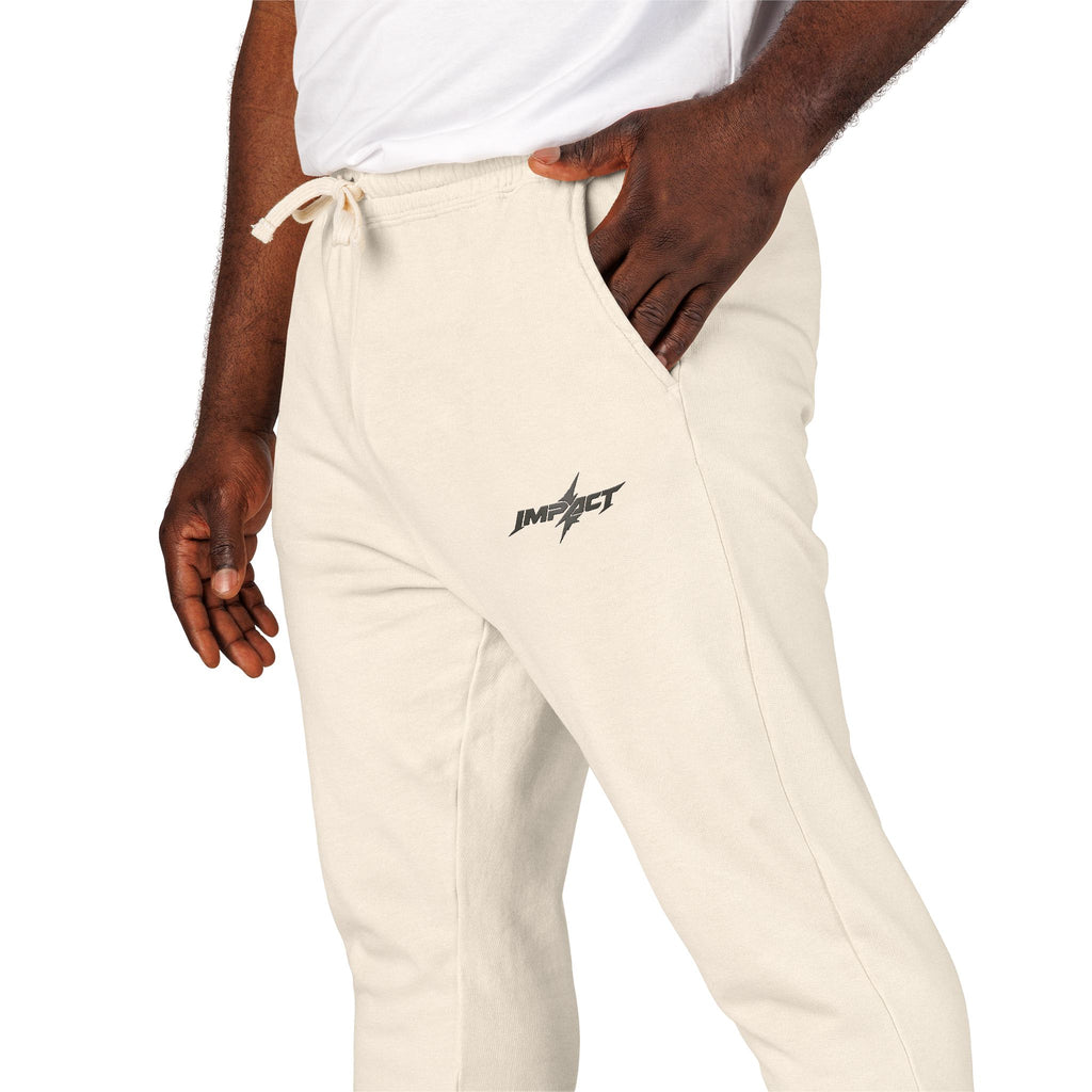 Fleece Sweatpants — Minimal Embroidered Pocket Joggers 100% COTTON