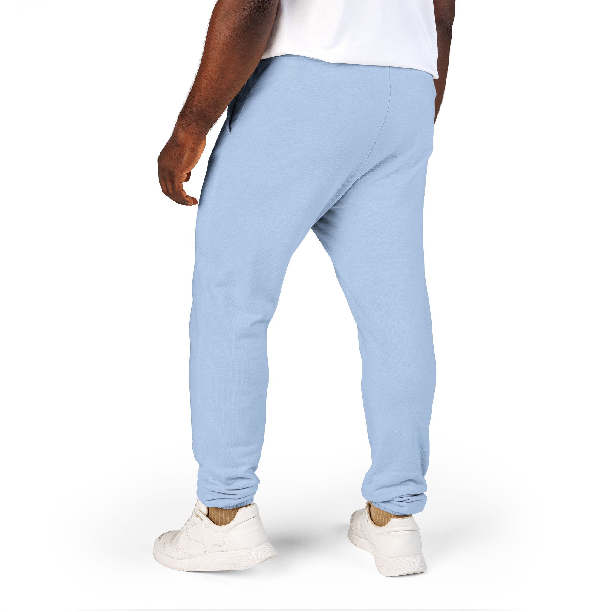 Fleece Sweatpants — Minimal Embroidered Pocket Joggers 100% COTTON