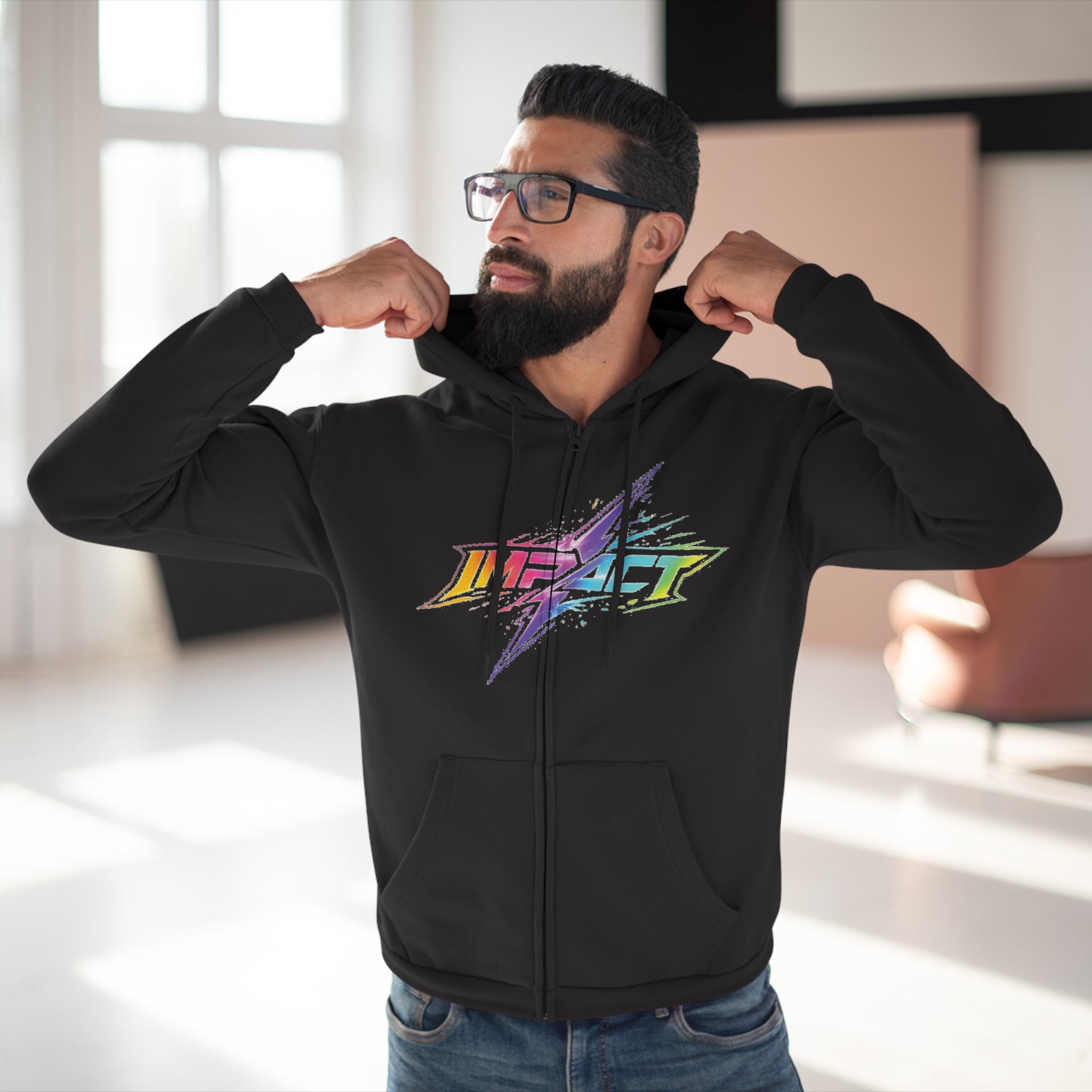 Unisex Hooded Zip Sweatshirt