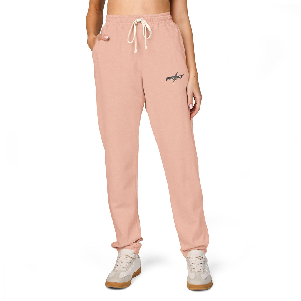 Fleece Sweatpants — Minimal Embroidered Pocket Joggers 100% COTTON
