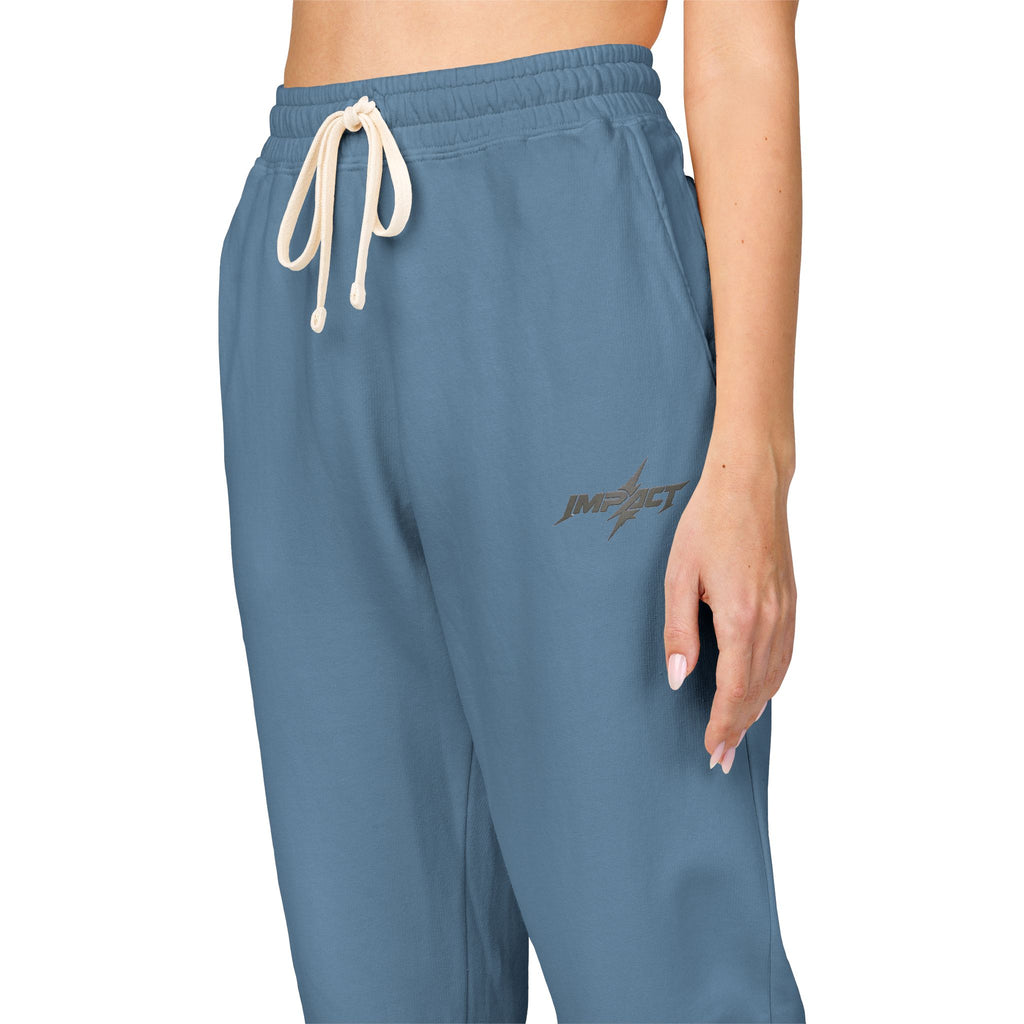 Fleece Sweatpants — Minimal Embroidered Pocket Joggers 100% COTTON