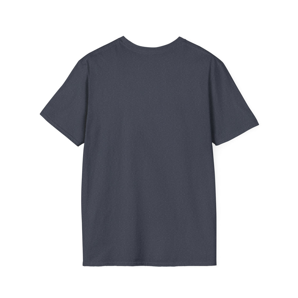 Adventure Mountain T-Shirt — Hiker & Dog Line Art