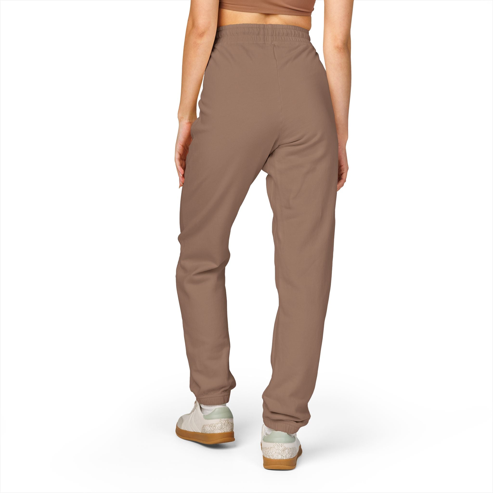 Fleece Sweatpants — Minimal Embroidered Pocket Joggers 100% COTTON