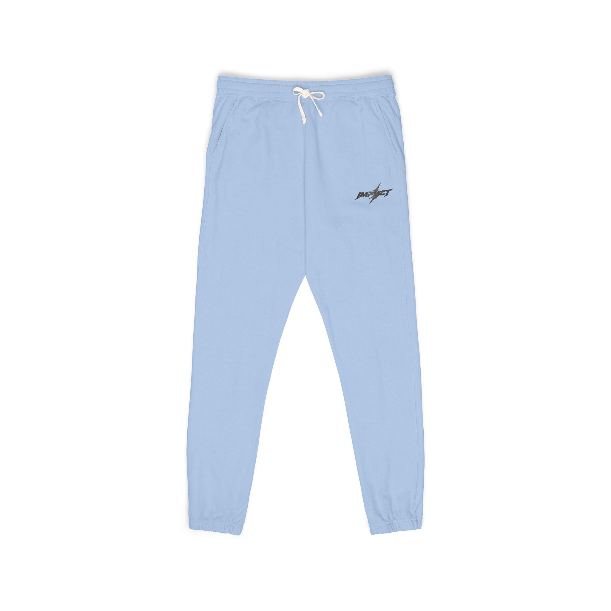 Fleece Sweatpants — Minimal Embroidered Pocket Joggers 100% COTTON