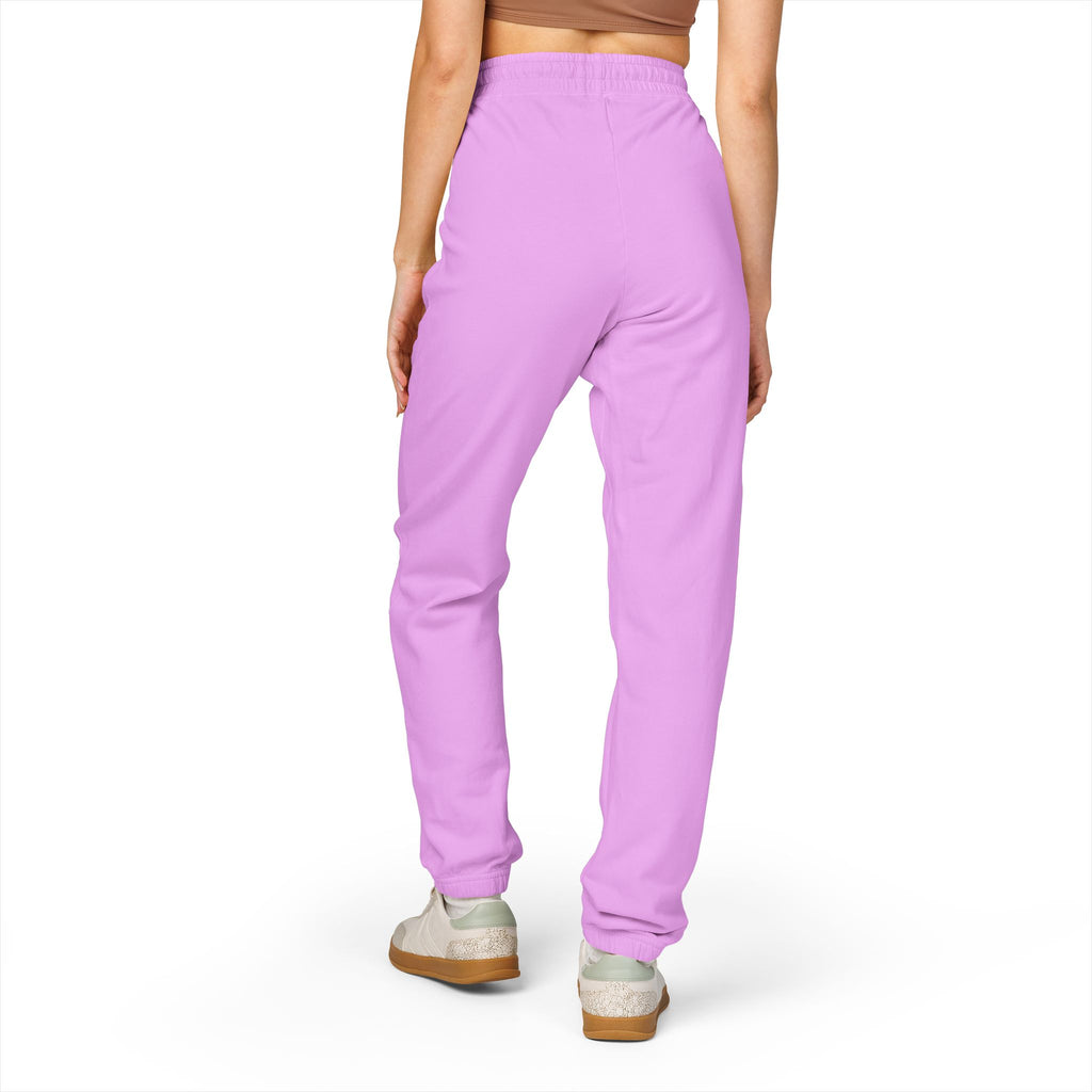 Fleece Sweatpants — Minimal Embroidered Pocket Joggers 100% COTTON