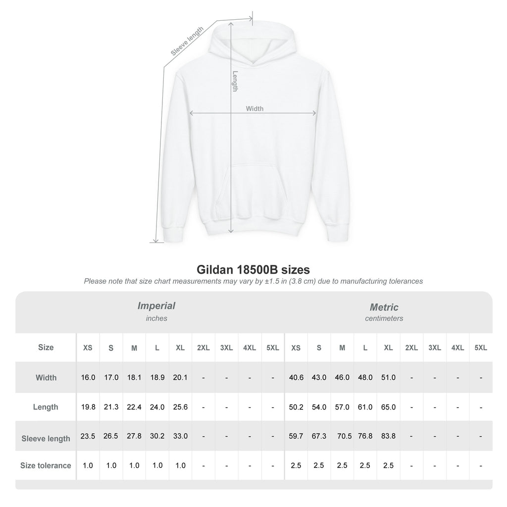 Youth Heavy Blend Hooded Sweatshirt
