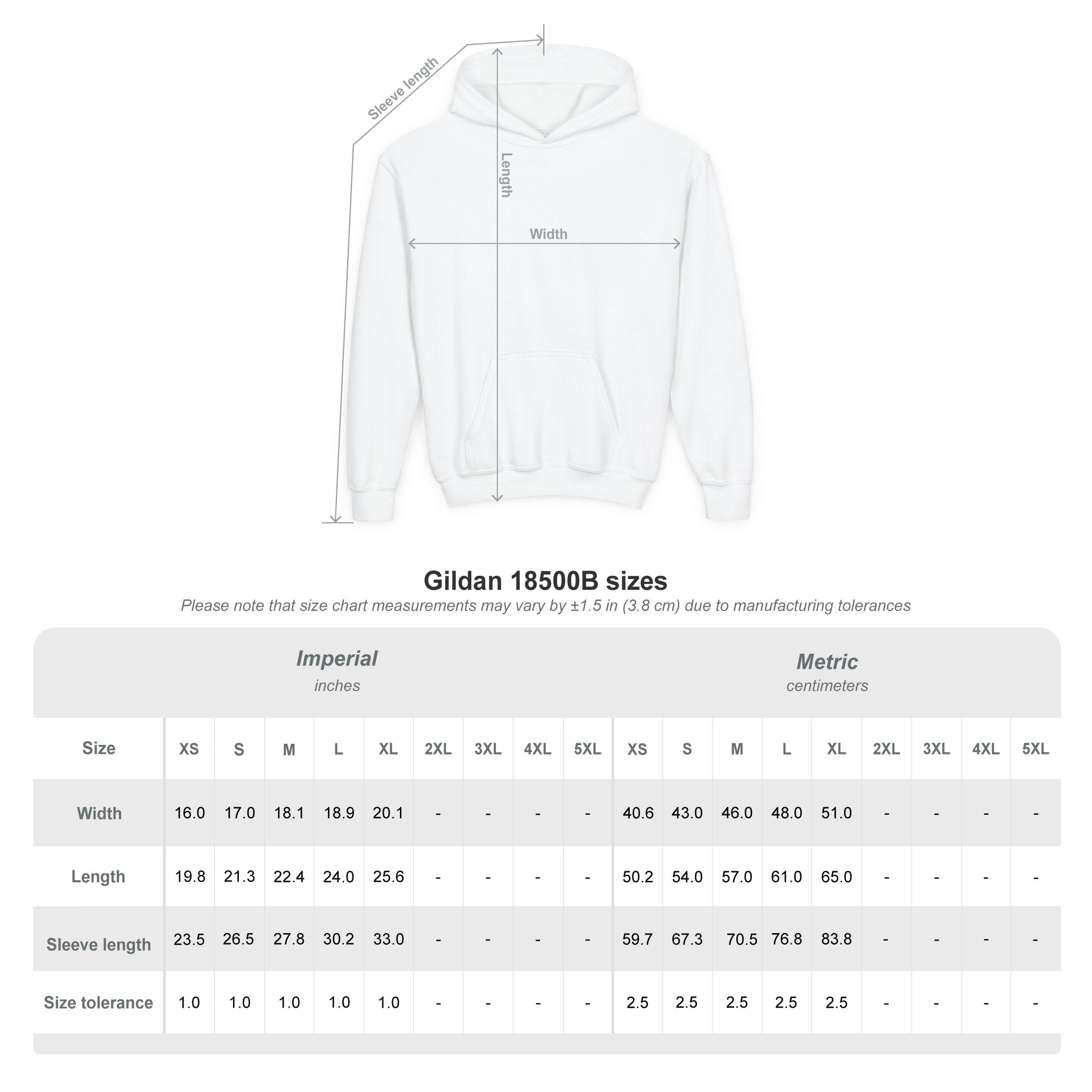 Youth Heavy Blend Hooded Sweatshirt