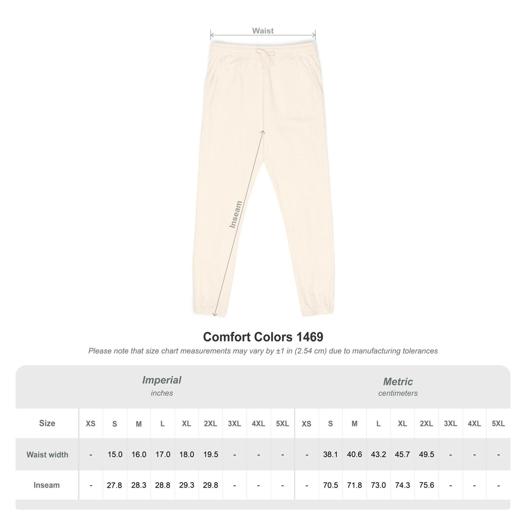 Fleece Sweatpants — Minimal Embroidered Pocket Joggers 100% COTTON