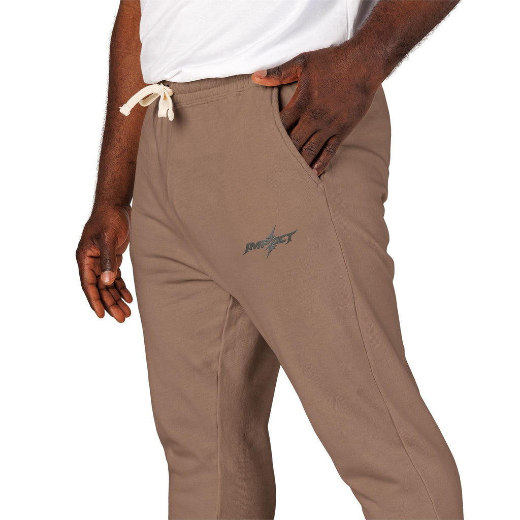 Fleece Sweatpants — Minimal Embroidered Pocket Joggers 100% COTTON