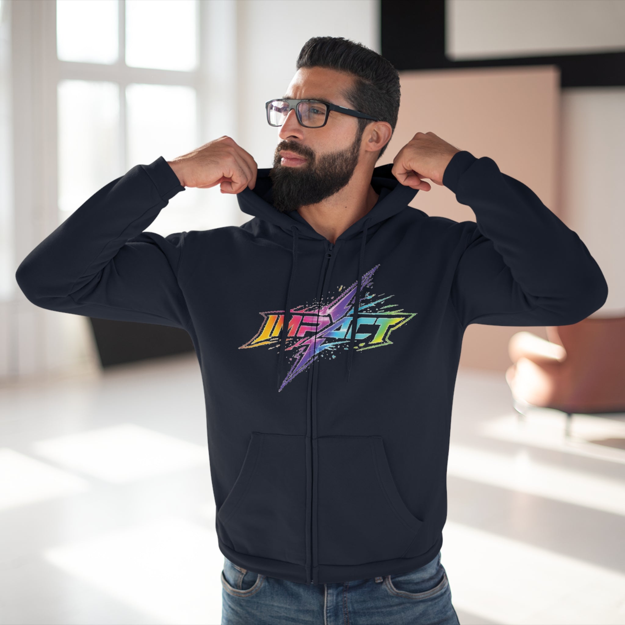 Unisex Hooded Zip Sweatshirt