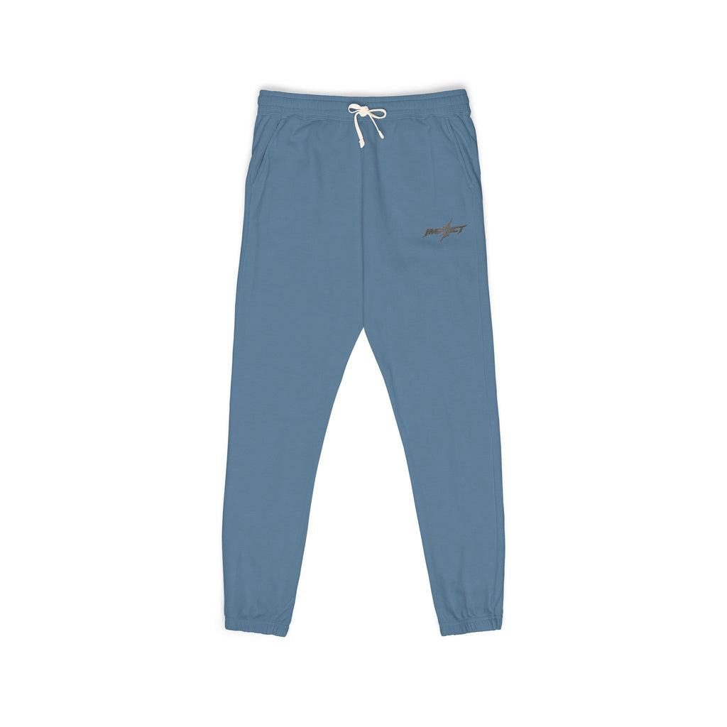 Fleece Sweatpants — Minimal Embroidered Pocket Joggers 100% COTTON
