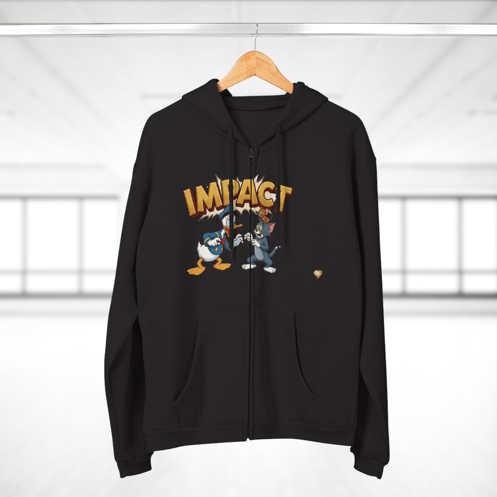 Unisex Hooded Zip Sweatshirt