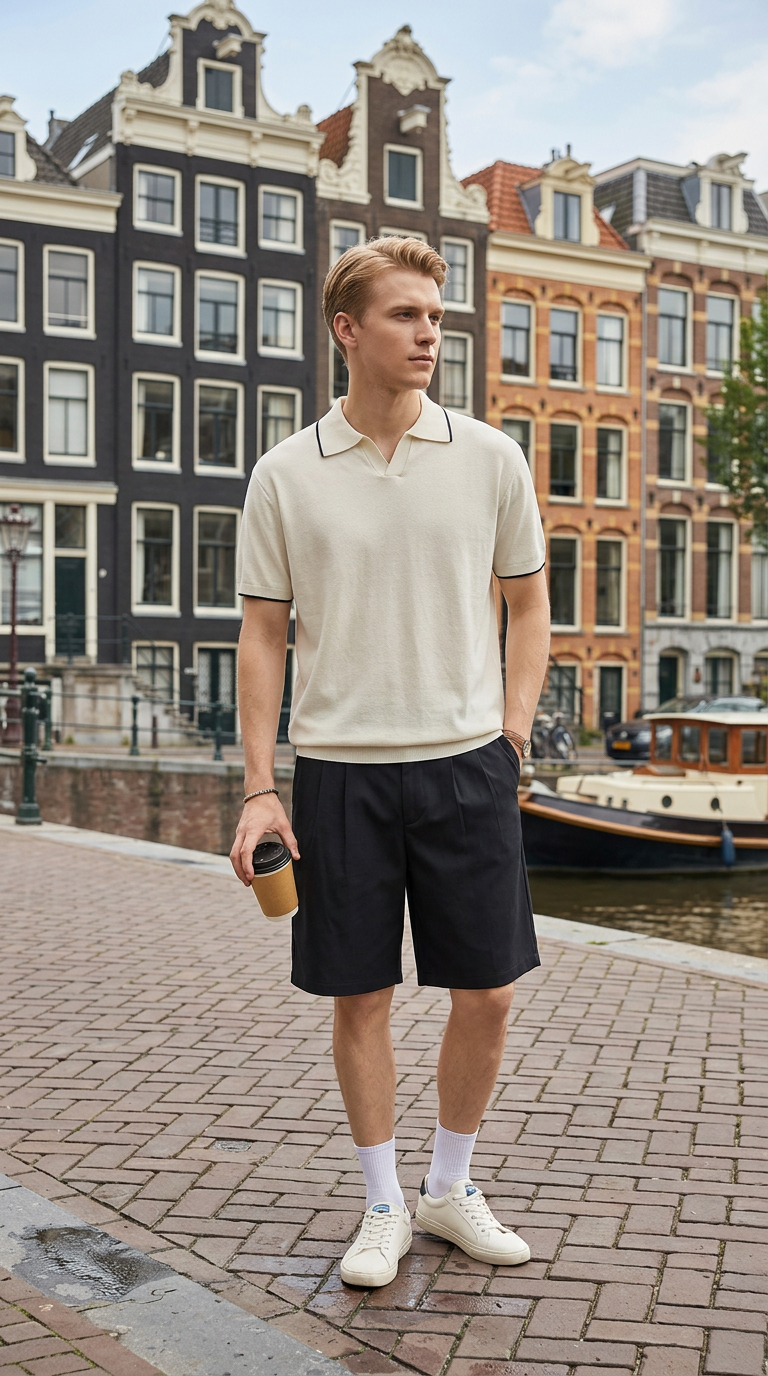 V-Neck Flowy Breathable T-Shirt