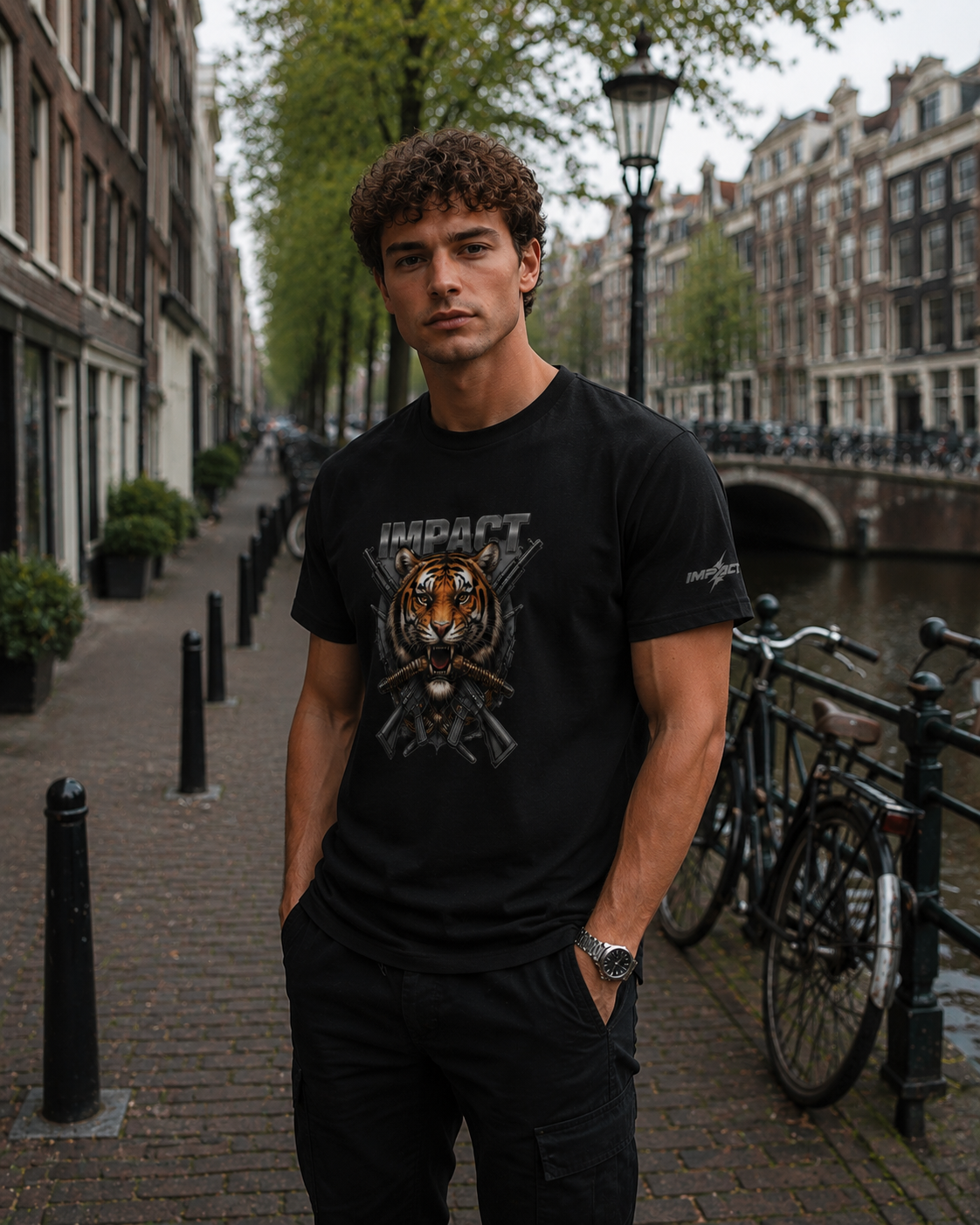 "Vintage Tiger Graphic Tee – Bold & Fierce"