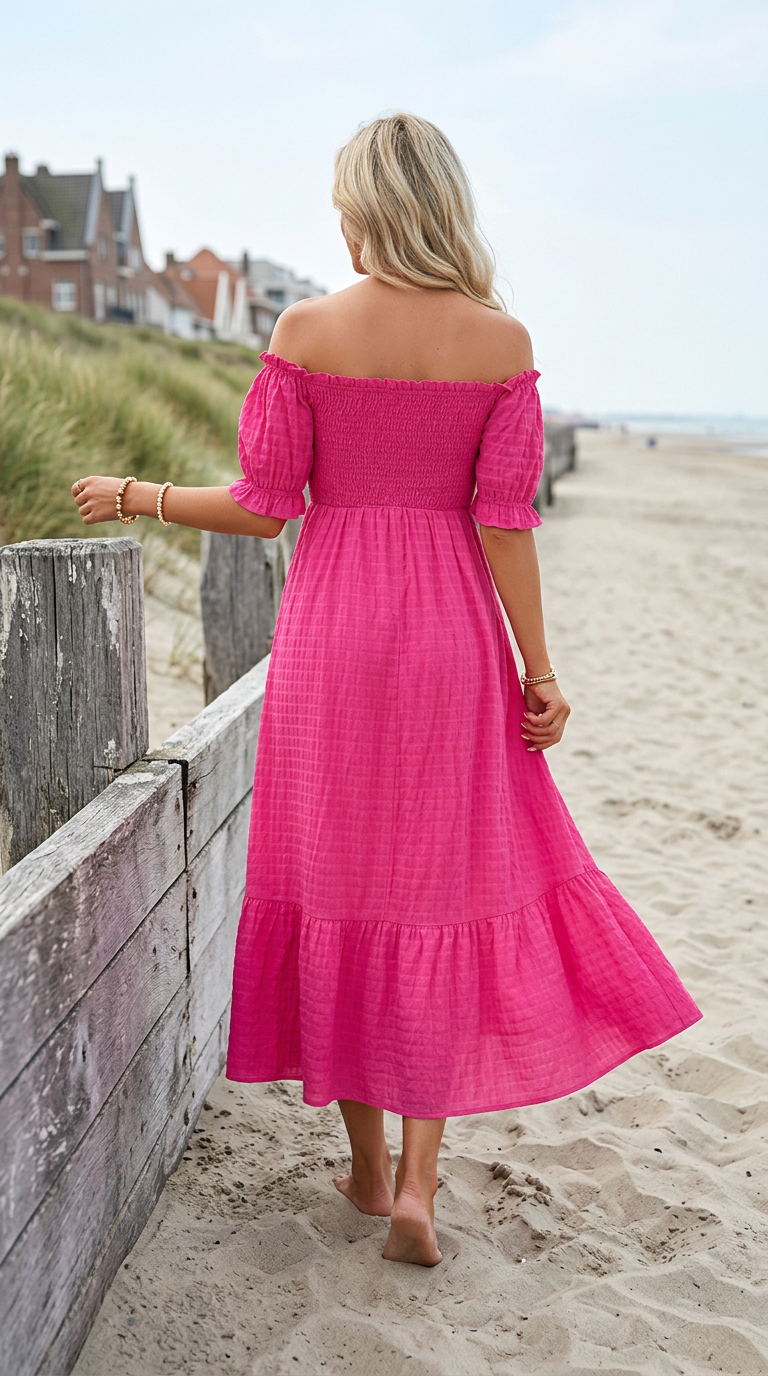 Off-Shoulder Summer Dress