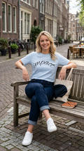 Impact Script T-Shirt  Minimalist Inspirational Tee